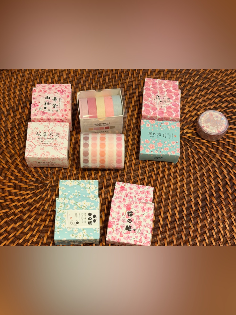 Kawaii Pen Shop - 9 ROLLS Designer Washi Tape